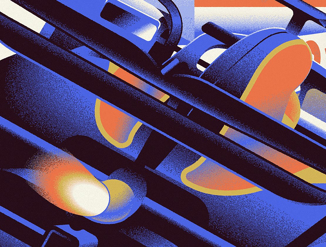 Little sneak preview of a project I've been working on 🏎️🏁

#illustration