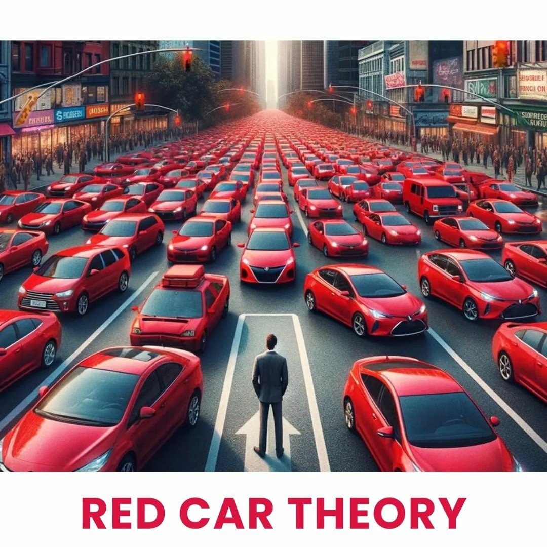 The 'RED CAR THEORY' thread 🧵👇

(read till end to understand optimism)