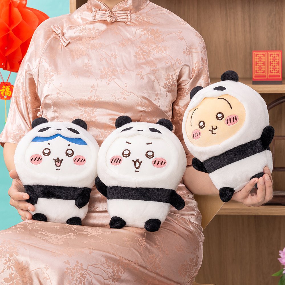 ちいかわ　パンダなマスコット　3個セット 予約】ちいかわ パンダなマスコット（うさぎ）【2024年12月上旬