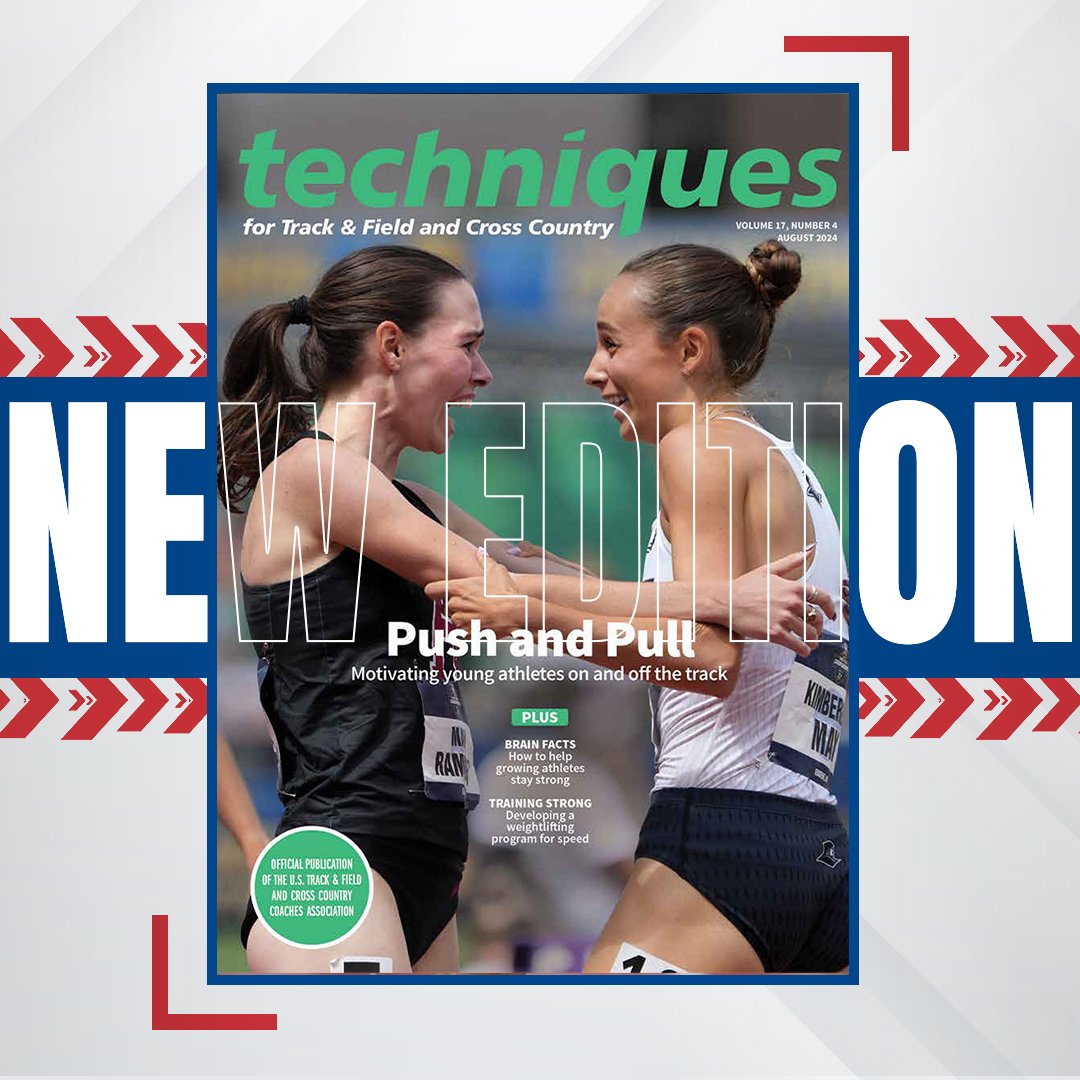 USTFCCCA's tweet photo. Check out the August 2024 edition of techniques magazine, featuring cover athletes Maia Ramsden of @HarvardTFXC &amp; Kimberley May of @FriarsXCTrack!

Ramsden &amp; May finished 1-2 in the 1500 meters at the 2024 @NCAATrackField DI Outdoor Championships.

https://t.co/ocVnIvzGNv https://t.co/VJnkdBkGdZ