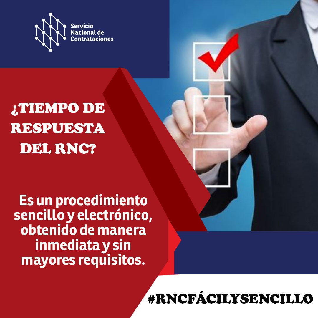 Registra o actualiza tu empresa en el Registro Naciones de Contratistas de una manera muy sencilla, a través del portal web:
//rncenlinea.snc.gob.ve/ y sigue las instrucciones.

Es fácil y seguro.