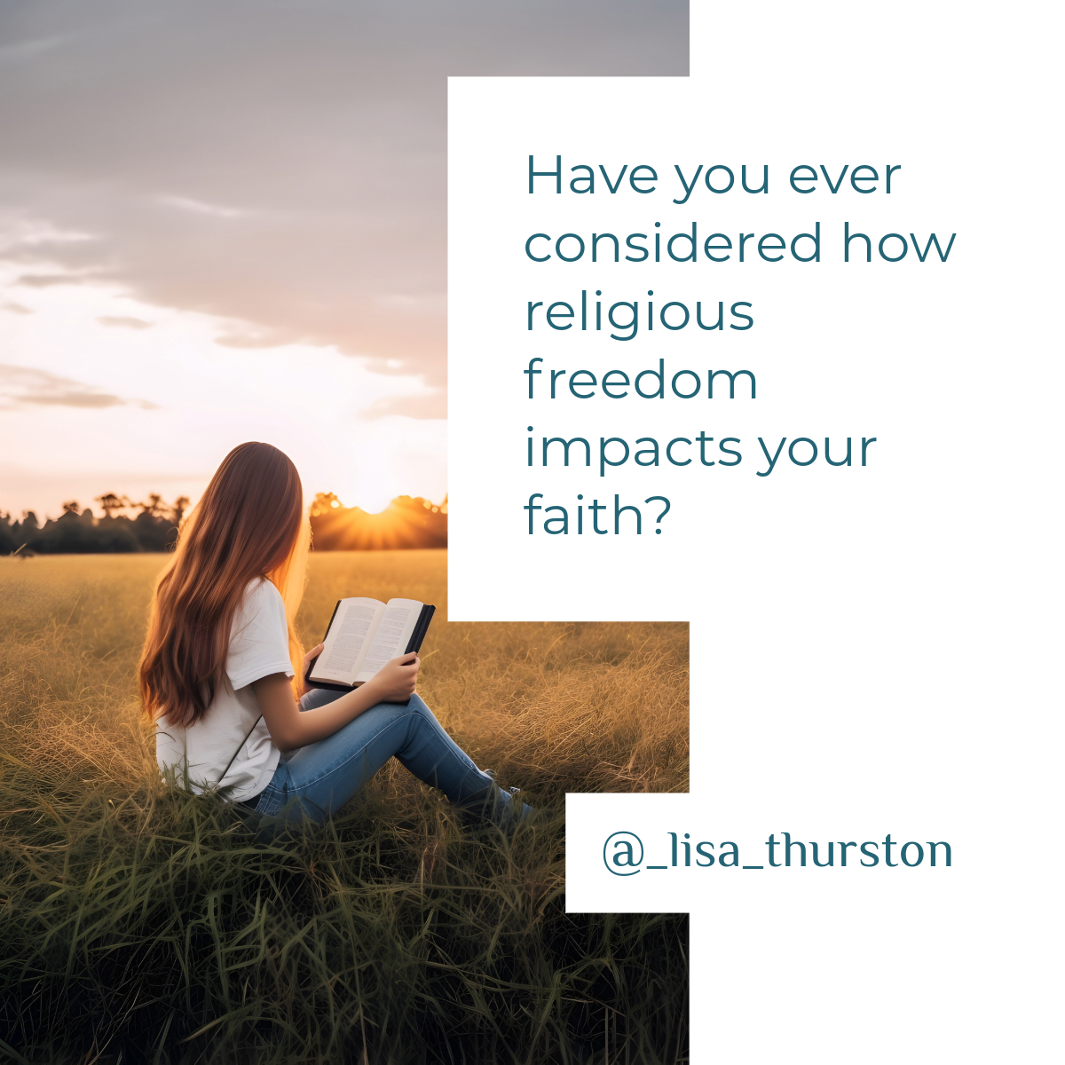 _lisa_thurston's tweet image. Have you ever considered how religious freedom impacts your faith?  #godisgoodallthetimeandallthetimegodisgood #godisgoodallthetime🙏 #godisgoodtome #faithinspired #worshipexperience #worshipgod #worshipjesus #faithfamily