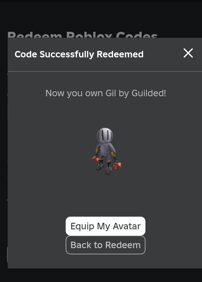 GorgeousBlox's tweet image. It appears that @teamguilded giving out old Roblox user who linked their account with Guilded and giving them a free Roblox Avatar Bundle.
Like and Retweet this post so you can help others too!!!
#robux #robloxcode #guilded