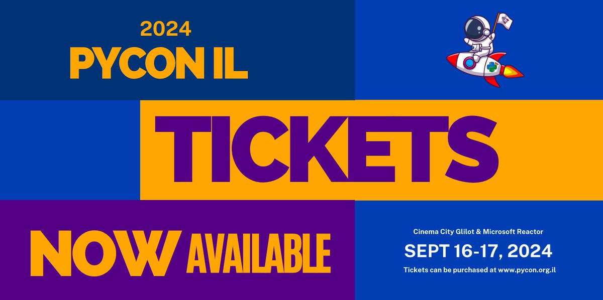 PyCon Israel tweet media
