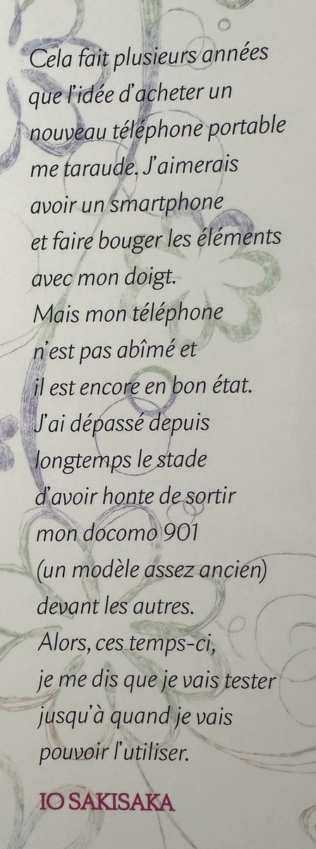 Je ne sais pas si vous lisez les petits mots des auteurs en début de manga mais parfois c’est complètement random 😅