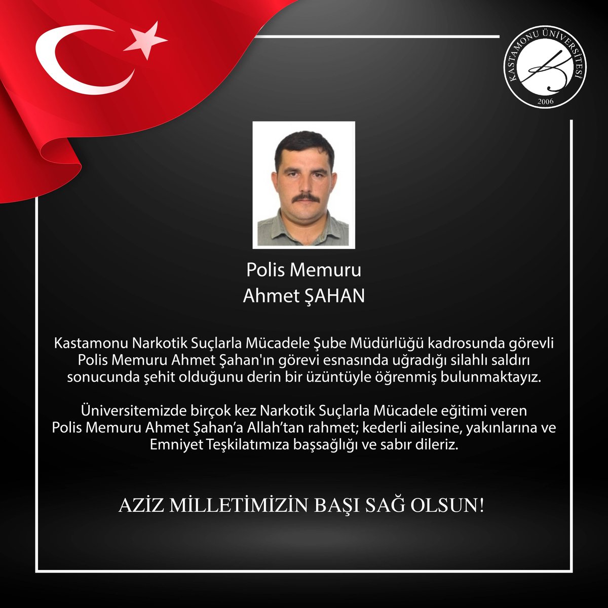Milletimizin başı sağ olsun! 🇹🇷🇹🇷