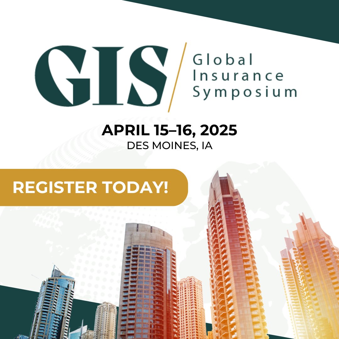It's official: registration for the 2025 Global Insurance Symposium opens today! Secure your spot at the insurance industry's most anticipated event of the year here. globalinsurancesymposium.com/register/