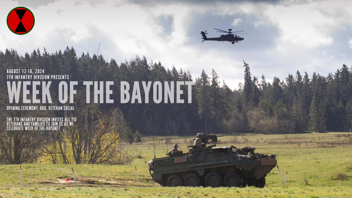 Raptor Brigade (@16thcab) on Twitter photo Week of the Bayonet is 12 days away!
This year, we aim to keep the spirit of sportsmanship and fellowship alive while placing a special emphasis on our alumni. If you wish to attend or hear more details, please email 16cabpao@gmail.com or send a direct message.
Born in Battle! Week of the Bayonet is 12 days away!
This year, we aim to keep the spirit of sportsmanship and fellowship alive while placing a special emphasis on our alumni. If you wish to attend or hear more details, please email 16cabpao@gmail.com or send a direct message.
Born in Battle!