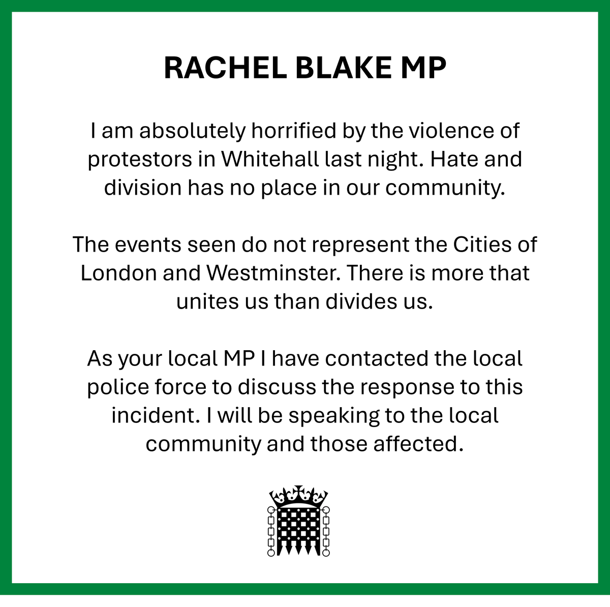 Rachel Blake tweet media