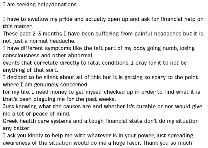 Please read, Thank You