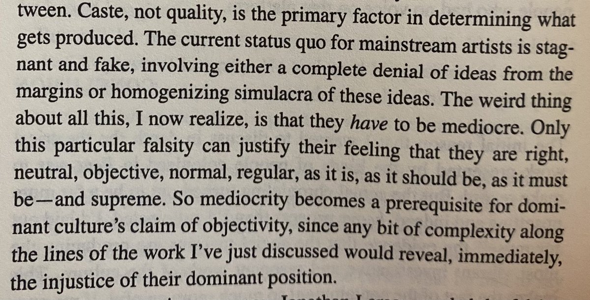 Anne Midgette (@classicalbeat) on Twitter photo I'm reading <a href="/sarahschulman3/">sarah schulman</a>'s 1998 book STAGE STRUCK and boy does she nail some things I've been saying about opera for years. She's writing about theater, but it extends to all of "The Arts" - that is, cultural product. This is where the institutionalization of art gets us. I'm reading <a href="/sarahschulman3/">sarah schulman</a>'s 1998 book STAGE STRUCK and boy does she nail some things I've been saying about opera for years. She's writing about theater, but it extends to all of "The Arts" - that is, cultural product. This is where the institutionalization of art gets us.