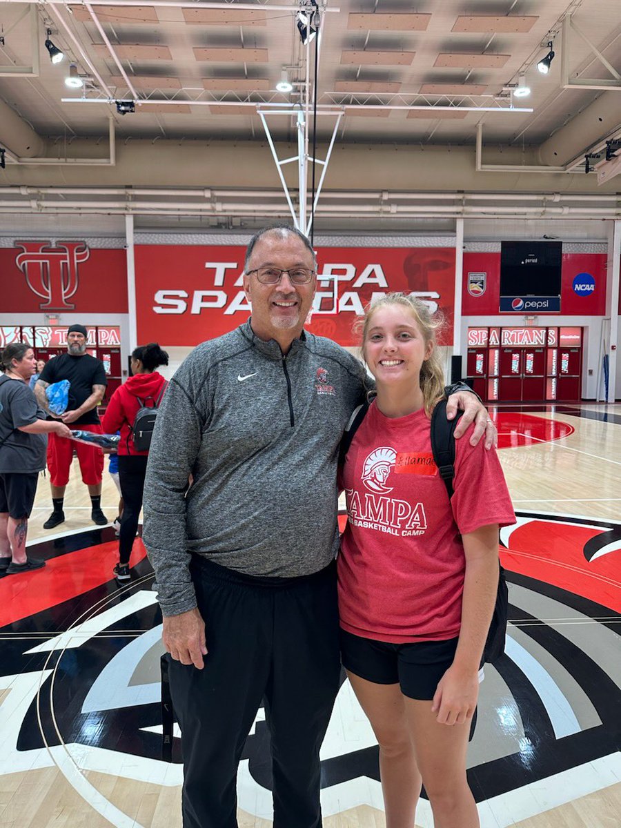 Thank you @TampaWBB for an awesome elite camp! I had a great experience and learned a lot from amazing coaches! <a href="/TeamBESTCHS/">Team B.E.S.T CHS</a> <a href="/debbieantonelli/">Debbie Antonelli</a>