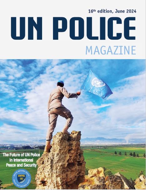 The 16th edition of <a href="/UNPOL/">United Nations Police</a> Magazine, “The Future of Police in International Peace and Security,” featuring a foreword by <a href="/UN/">United Nations</a> Secretary-General António Guterres is now available! 👉bit.ly/3A6bZqv. #PeaceBegins #A4P