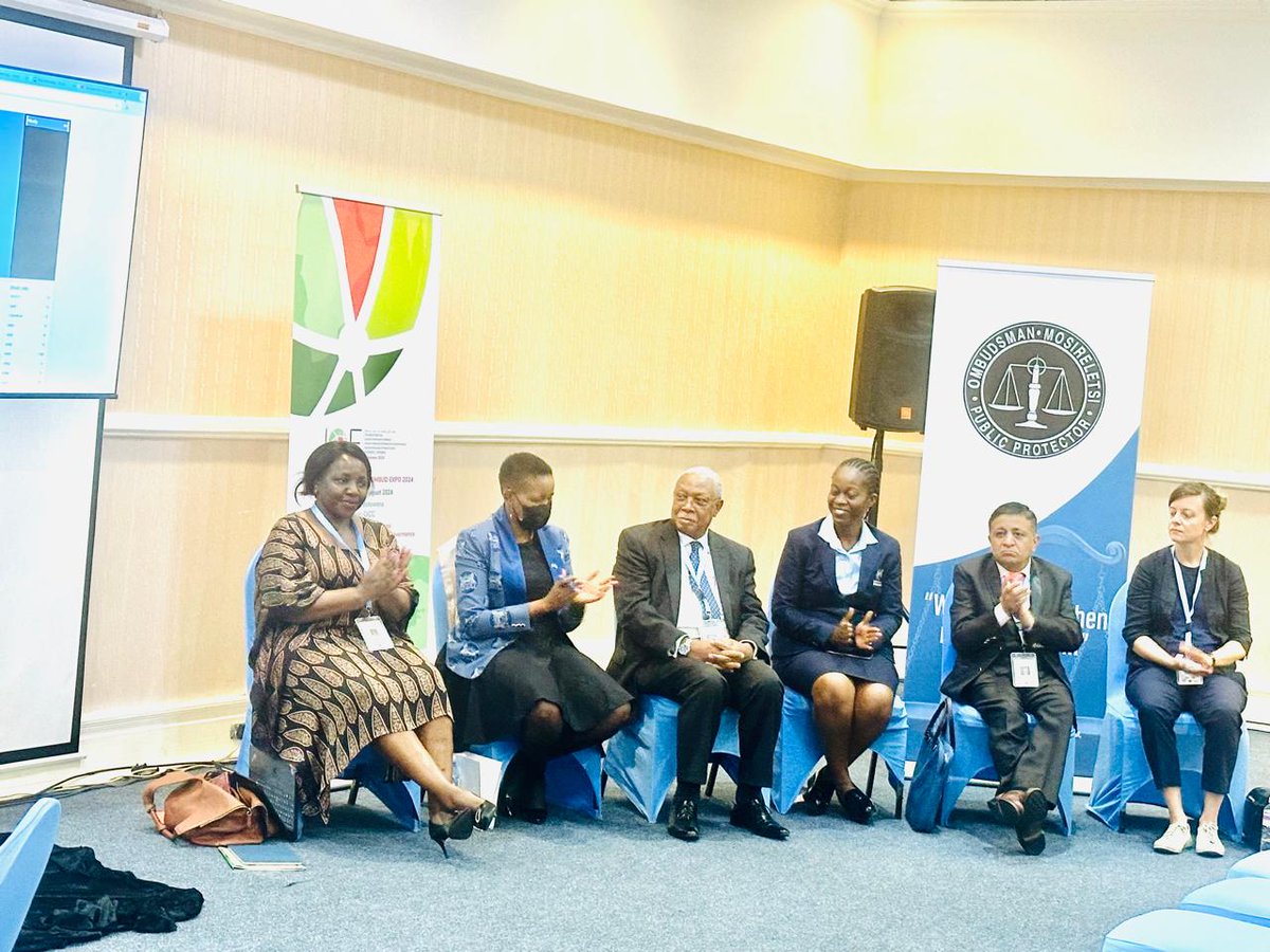 cgsombud's tweet image. CEO Queen Vhulahani-Munyai presenting on our role, under the theme: Implication of Emerging Issues in Health, Artificial Intelligence and Enviroment, at the Second International Ombud Expo 2024.

#Expertdiscussion.
#IOE
#CPA
