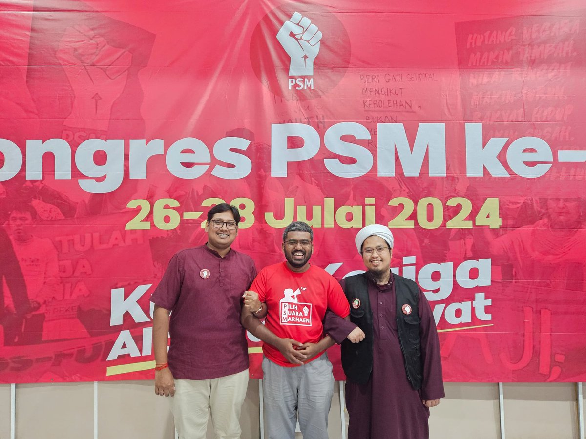 iamgandipan's tweet photo. From batch Pemuda Sosialis 2019/2022 @ArveentPSM @NikAzizAfiq https://t.co/3qOGRrRFtj
