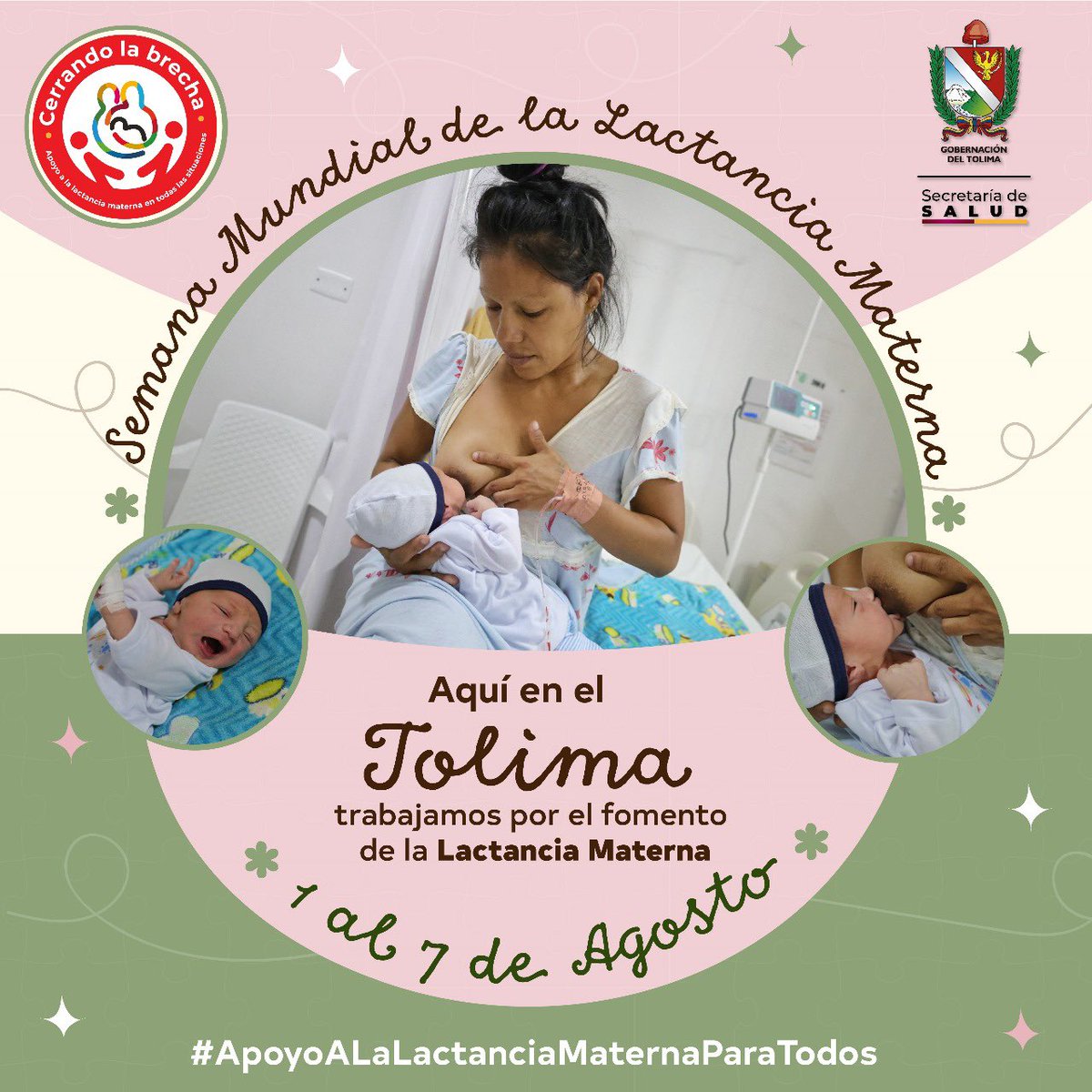 Saludtolima's tweet image. #AmorporlaLactanciaMaterna ❤️ 
Inicamos con firmeza la Semana Mundial de la Lactancia Materna #CerrandoLaBrecha