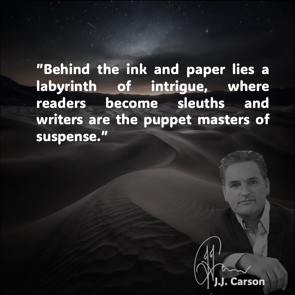 jjcarsonbooks's tweet photo. 🌟 "I'm sharing my thoughts on thriller suspense novels – stories that challenge, intrigue, and captivate us till the very end. 🕵️‍♂️📚 

#BookTalk #ReadersListen #BookCommunity #BookDiscussion #BookishChat #BookBuzz #BookObsessed https://t.co/LI09HmqNy7