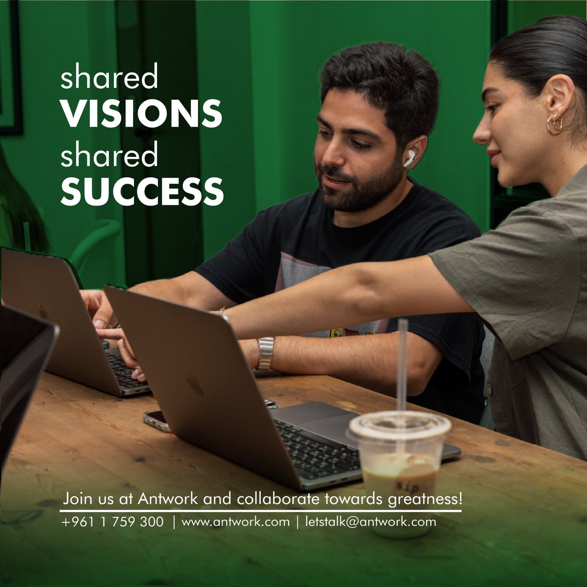 antwork's tweet image. With shared vision comes shared success. Flourish with us at Antwork. 🚀   #Antwork #WorkSpace #BusinessSolutions #Beirut #MENA