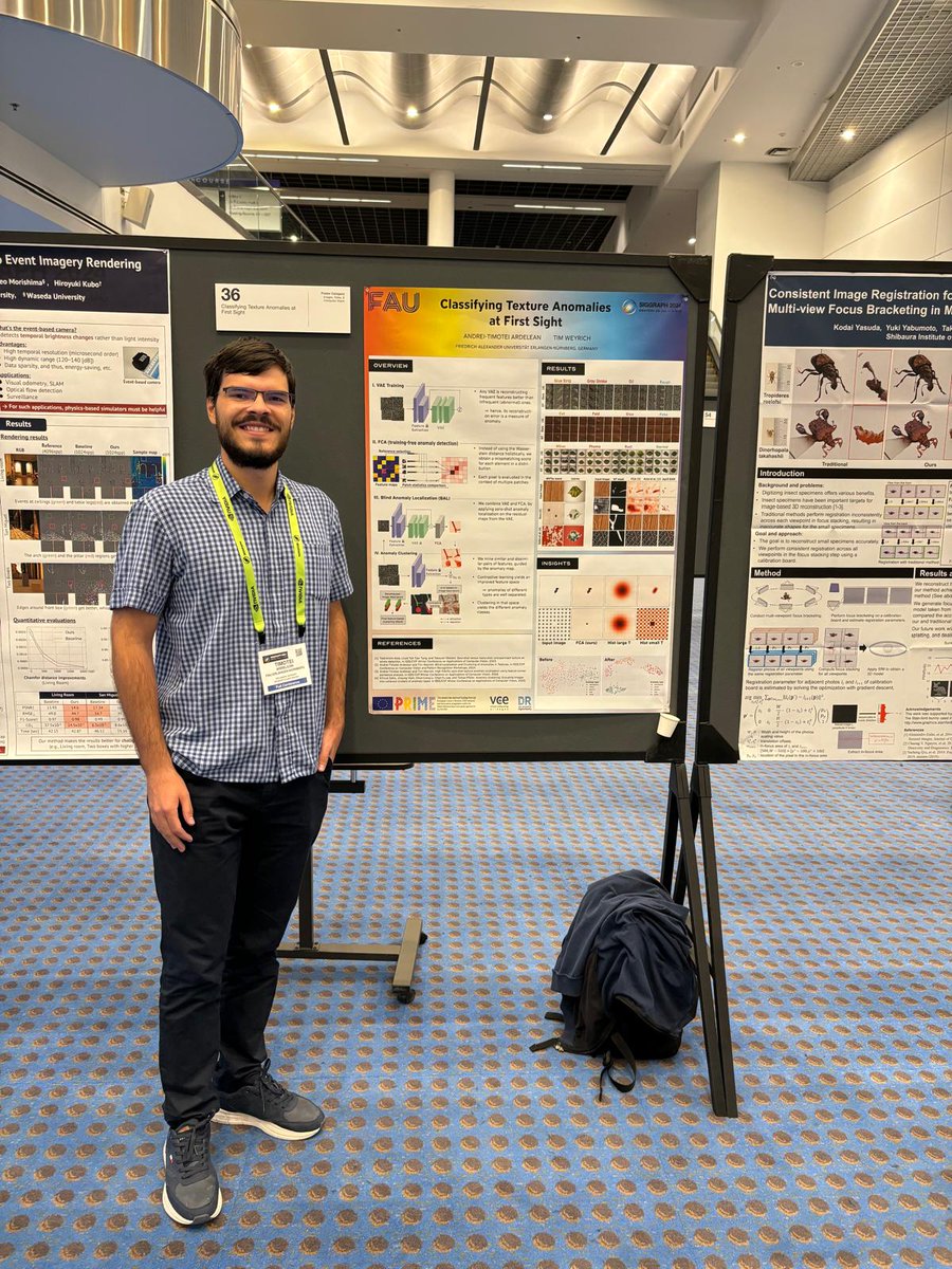 Timotei Ardelean (@timoteiardelean) on Twitter photo Our poster <a href="/timweyrich/">Tim Weyrich, find me on Bsky</a> is still up at #SIGGRAPH2024, you are welcome to come by and check it out if you didn't have the chance yet! Our poster <a href="/timweyrich/">Tim Weyrich, find me on Bsky</a> is still up at #SIGGRAPH2024, you are welcome to come by and check it out if you didn't have the chance yet!