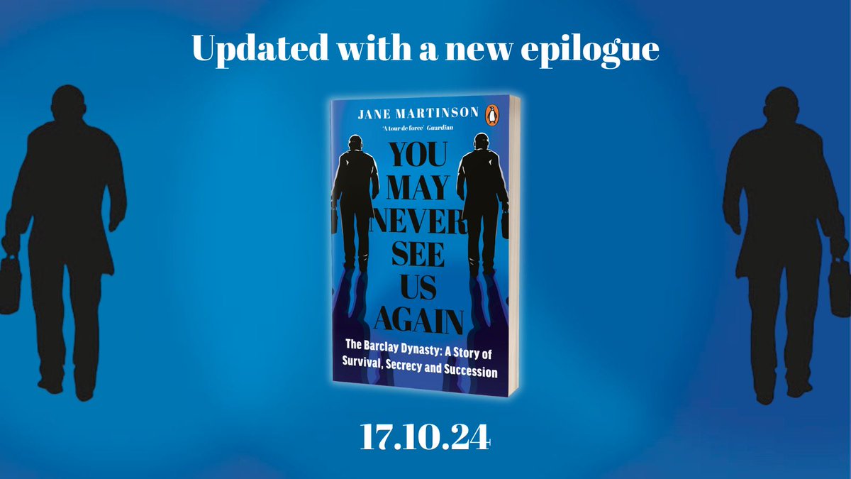 janemartinson's tweet image. Delighted to announce the paperback of You May Never See Us Again, out on October 17th. Updated with the past year's shenanigans & more. Available in bio and all good bookshops. So grateful to amazing readers and reviewers who made it possible❤️@GeorginaCapel @PenguinUKBooks