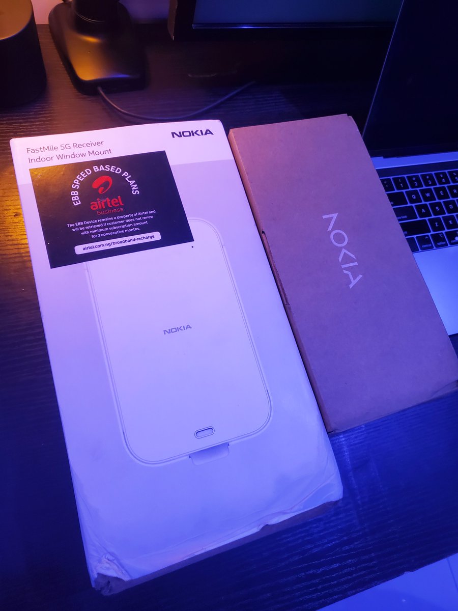 Melocoder's tweet image. It&apos;s been almost a month now since I got the Airtel Nokia 5G router. Best decision ever 😂

I&apos;ve used almost 400gb already under a month. It truly is unlimited data.

If you need a cheap alternatives to Starlink, or just want truly unlimited data for ngn ISP. check this out.