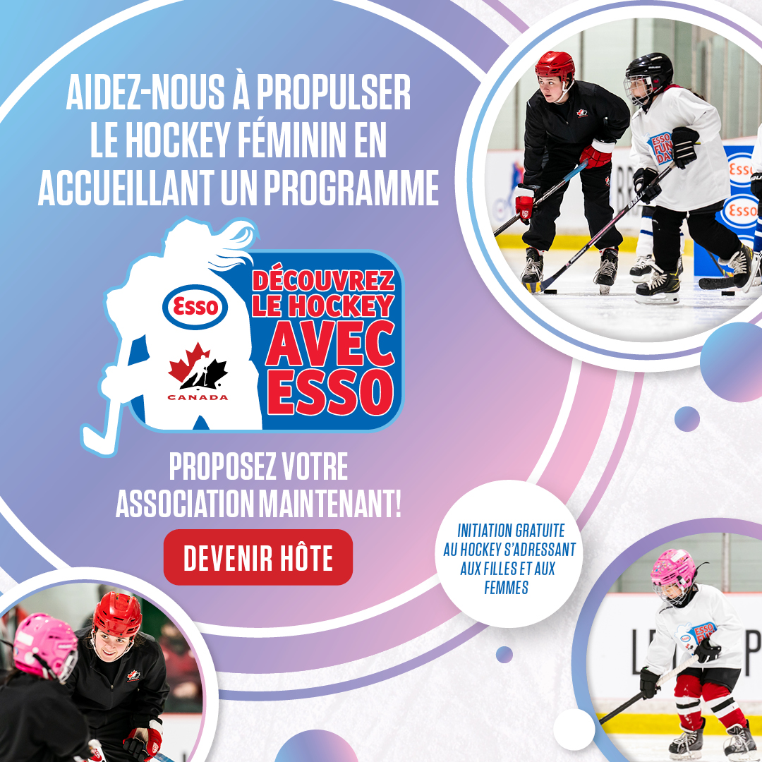 HockeyCanada's tweet photo. #EssoFunDays can help get more women and girls on the ice in your community! 🏒
#DécouvrezLeHockeyAvecEsso peut aider à attirer plus de joueuses à l’aréna! 🏒
APPLY NOW: https://t.co/6OJFLzFSyE
DEVENIR HÔTE : https://t.co/ytxwM80VGH
@ImperialOil https://t.co/oMsDAuGny8