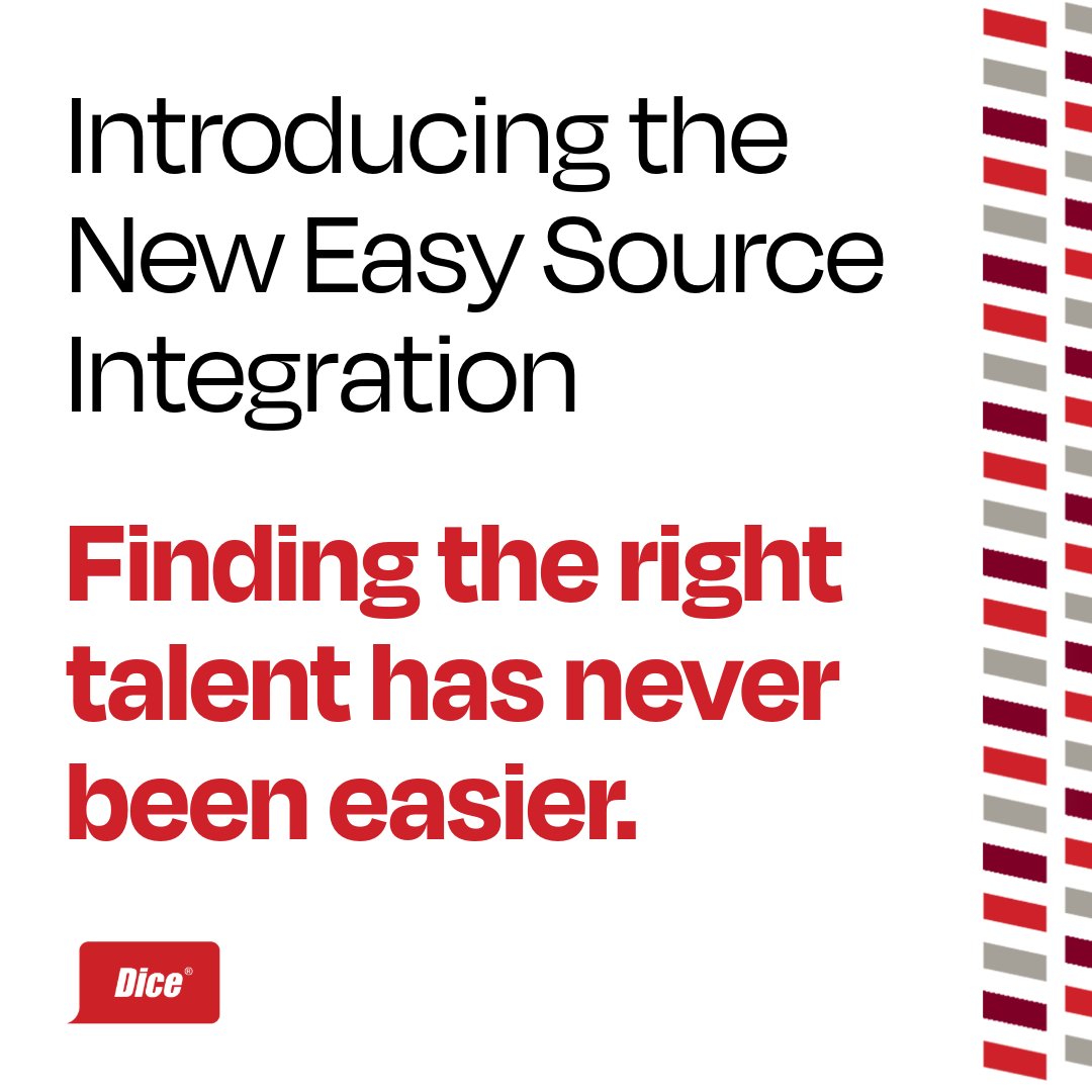Dice4Employers's tweet image. We&apos;re excited to introduce the new Easy Source! After posting a job on Dice, our powerful AI goes to work, identifying and sending the best candidate matches directly to your ATS. Finding the right talent has never been easier. #DiceEasySource #TechCandidate #ATS