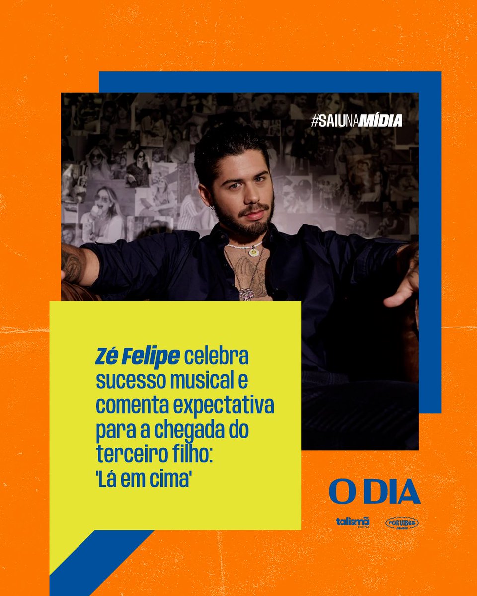 forvibesmusic's tweet photo. Saiu na Mídia! @zefelipecantor vive um bom momento profissional e pessoal. Considerado “uma máquina de hits”, o artista goiano celebra o sucesso da música "Desilusão", em parceria com MC Jacaré, que une o sucesso de Bruno e Marrone "Não Tente me Impedir", de 2009.
#ForVibesMusic https://t.co/JSaiiQjlTL