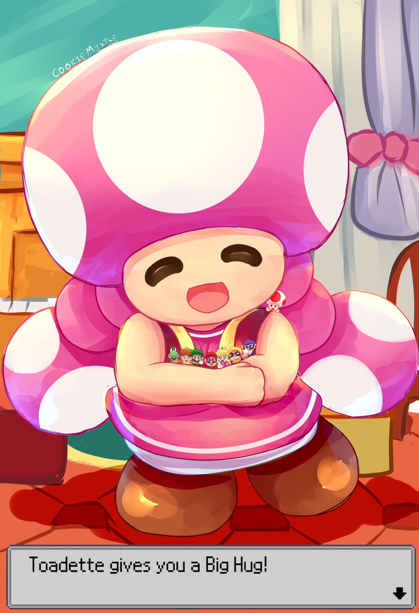 Big Toadette from Mario Party DS final part!!

The last part of this scene but being Toadette very grateful to the guys for defeating Hammer Bro that also gives them a very big HUG!!!

Enjoy!!

#toadette #キノピコ #giantess #sizetwitter