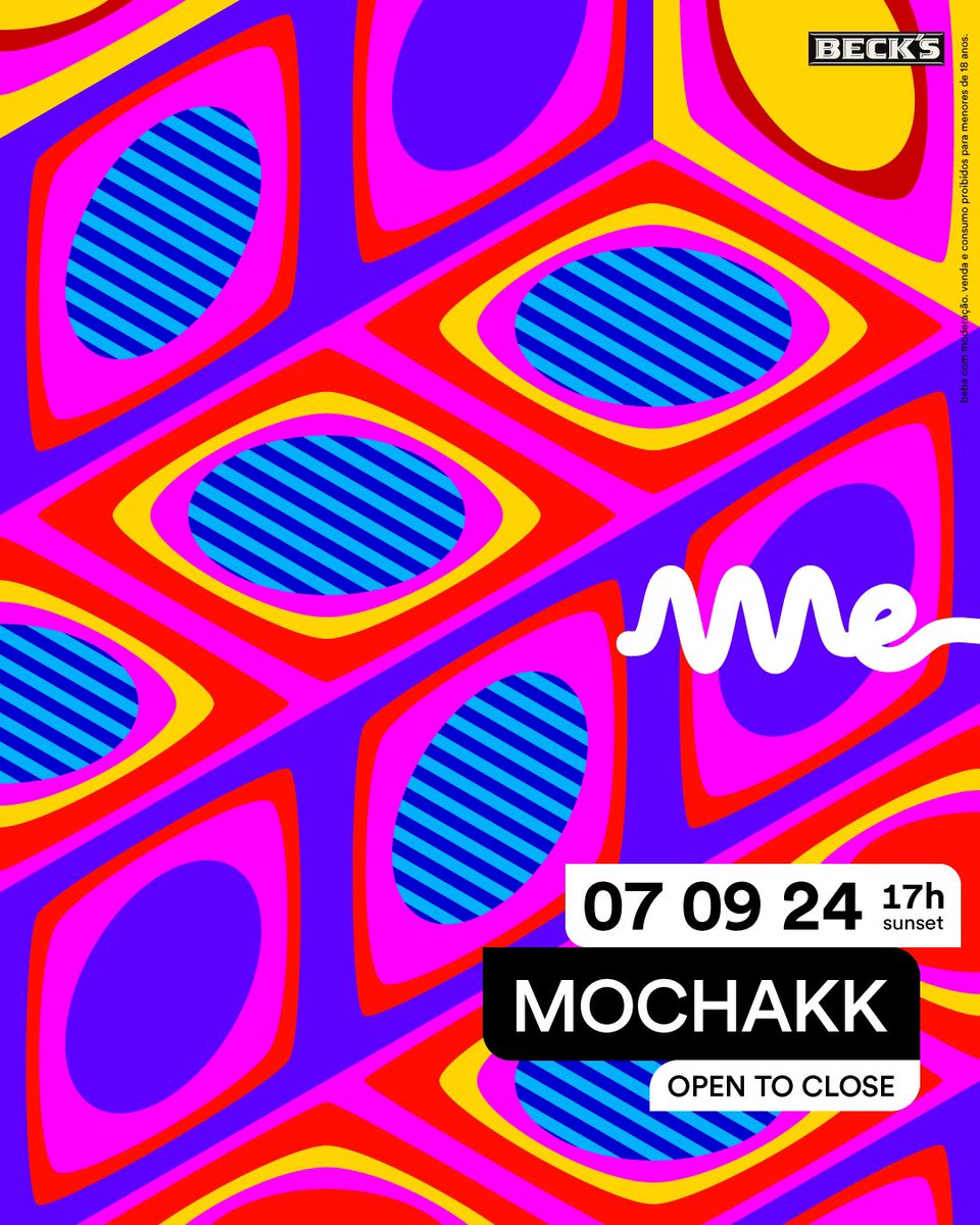 É MOCHAKK, É OPEN TO CLOSE!

Dessa vez vai dar uma pausa pro banheiro né, <a href="/MochakkMusic/">Mochakk</a>? 

VENDAS TERÇA-FEIRA 12H VIA <a href="/Ingresse/">Ingresse</a>