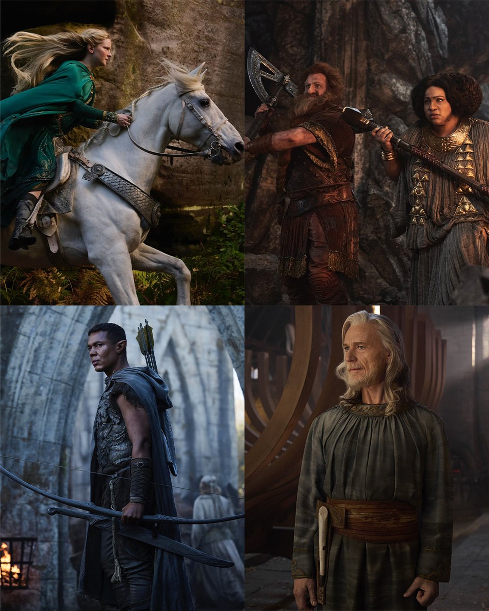 PrimeVideoBR's tweet image. Essas fotos de O Senhor Dos Anéis: Os Anéis de Poder parecem que saíram das forjas mais épicas da Terra-média 🤌💍 #OsAnéisdePoder #RingsofPower