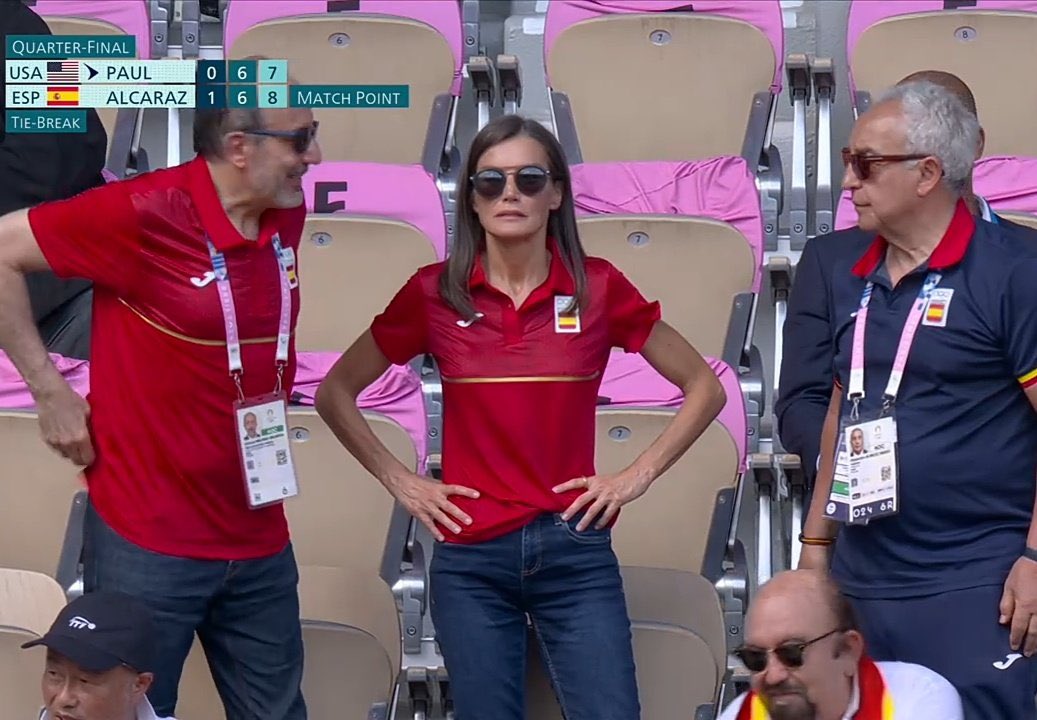 Letizia podría ser la protagonista de CSI Zarzuela.

#Paris2024  #JuegosOlímpicos  #ParisRTVE1a