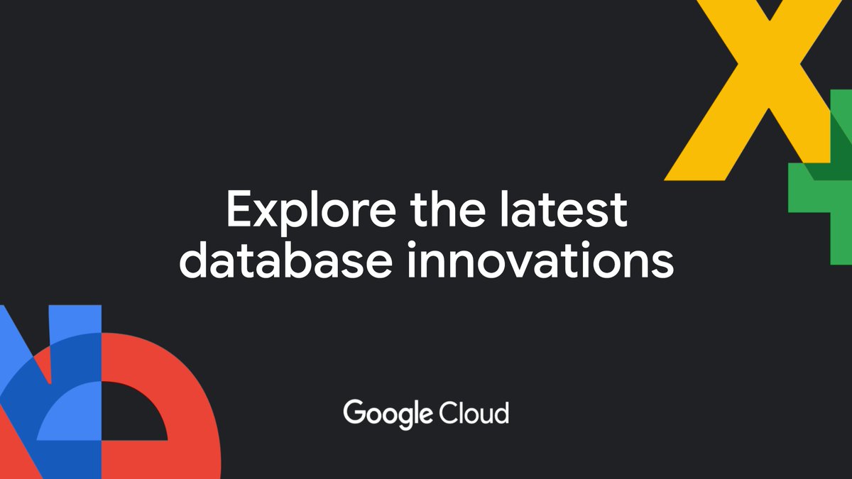 📢 Introducing *NEW* database capabilities across the Google Cloud portfolio!

From Spanner Graph to Bigtable SQL, find out how these innovations help you build the next generation of AI-powered apps → goo.gle/3LM6fVB