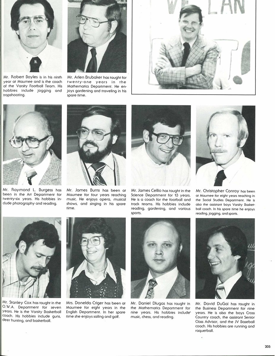 Maumee has seen a lot of teaching talent come through our doors over the years - who remembers these MHS educators from the 80s (and beyond)? #PantherPrideFoundation #WeAreMaumee #tbt