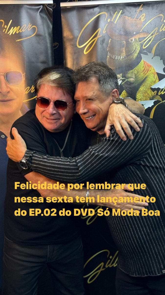 Nesta sexta às 11h, AO VIVO, no YouTube tem a estreia do nosso EP.02🚀

Quem quiser participar clique no link abaixo e depois clique em “Receber notificação “⬇️

youtu.be/3NlKpMwyh7g?fe…

#gilbertoegilmar #sómodaboa #vidapeloavesso #amordecarnaval #tôruim