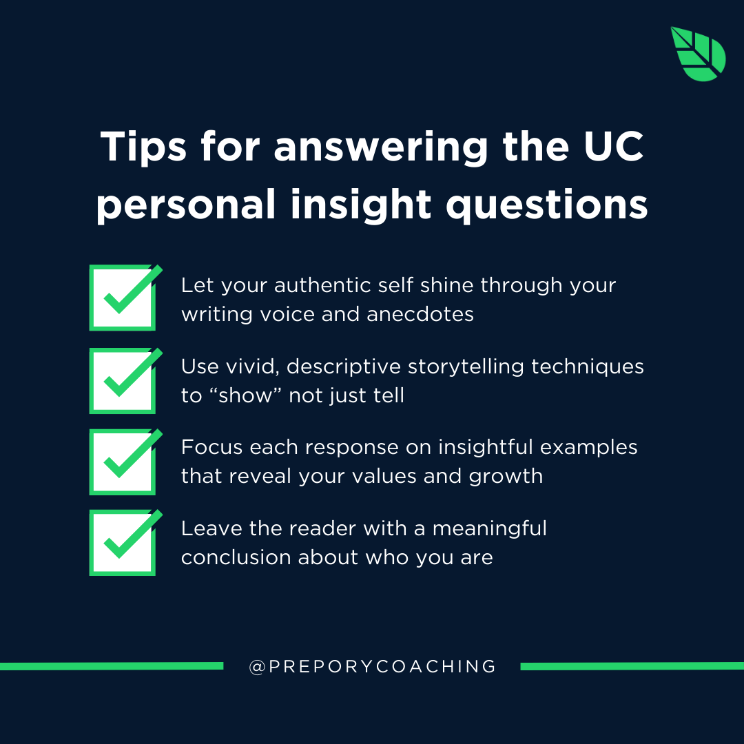 preporycoaching's tweet image. UC applicants, listen up! 📣 We just dropped a blog post packed with insider tips for those tricky Personal Insight Questions. Hop on over to our blog and get ready to take your UC application to the next level! 💪✨ 
 hubs.la/Q02HXJlc0