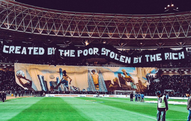 No to VAR
No to playing games in America
No to rip-off ticket prices
No to state ownership
No to multi-club ownership 
No to soul-less all seater stadiums
No to fan repression

Against Modern Football 👊