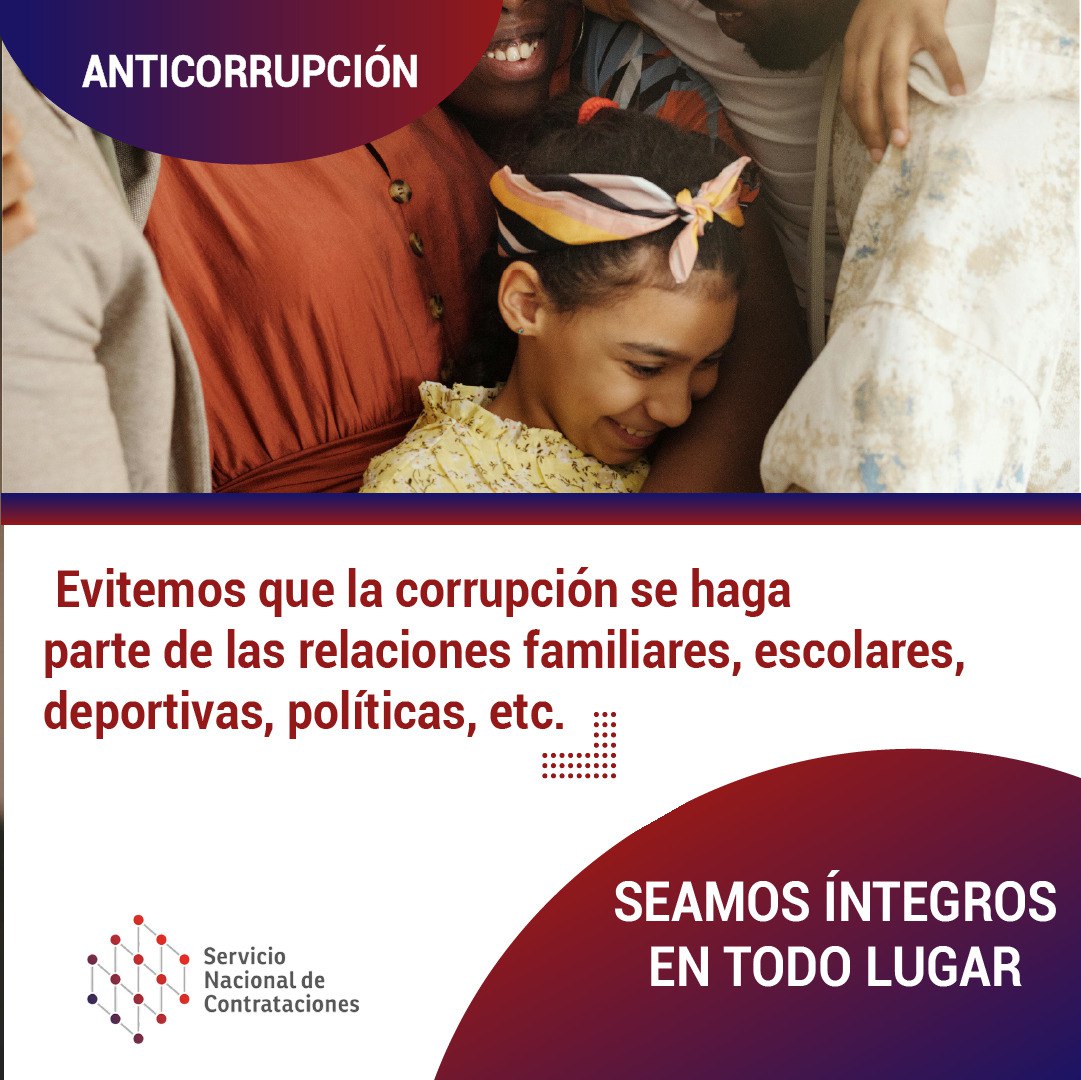 Desde el SNC, nuestro aporte a la reflexión es para que sembremos semillas de honestidad para cosechar un futuro transparente.

La corrupción es una sombra que oscurece nuestras vidas. ¡Iluminemos nuestro camino!"

 Podemos construir un país donde la corrupción no tenga cabida.