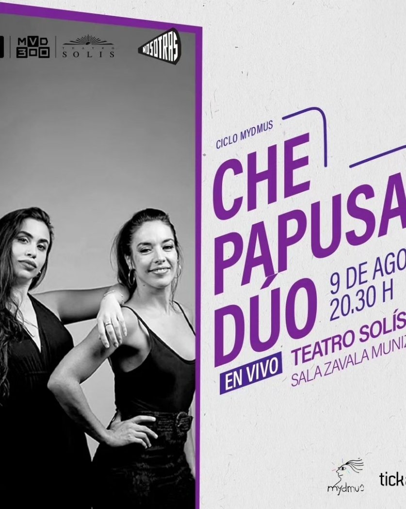 AGADU_UY's tweet photo. El ciclo liderado por mujeres y disidencias de la música uruguaya -#MYDMUS- vuelve al @TeatroSolis

🗓️ Viernes 9 de agosto
🕘 20:30 hs
📍 Teatro Solís, Sala Zavala Muniz
🎟️ @Tickantel o en boletería del teatro. https://t.co/Jxxq4vqK5s
