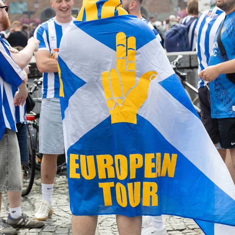 KilmarnockFC's tweet photo. Kilmarnock fans took over Bruges ahead of the Europa League clash against Cercle Brugge.

Check out the best pictures in the beautiful city below ⤵️