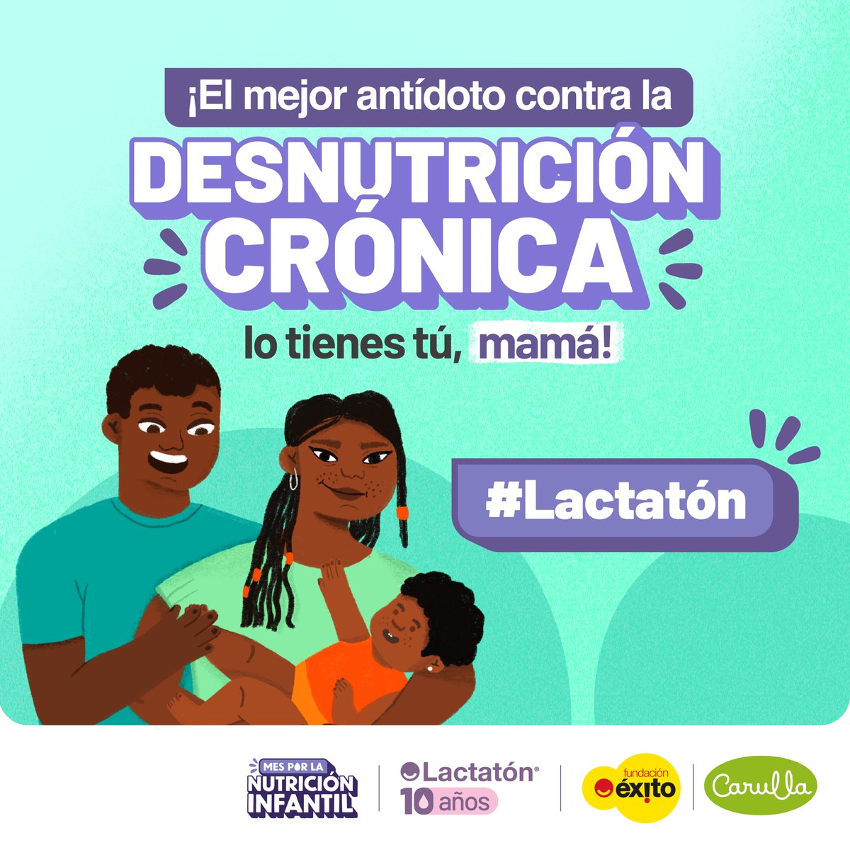 ¿Sabías que la leche materna es el mejor alimento y el primer antídoto contra la desnutrición crónica?👩🏻‍🍼

Desde Carulla nos unimos a la iniciativa de Fundación Éxito, con toda la frescura para apoyar a la #Lactaton 💚#ElPoderdelaNutrición