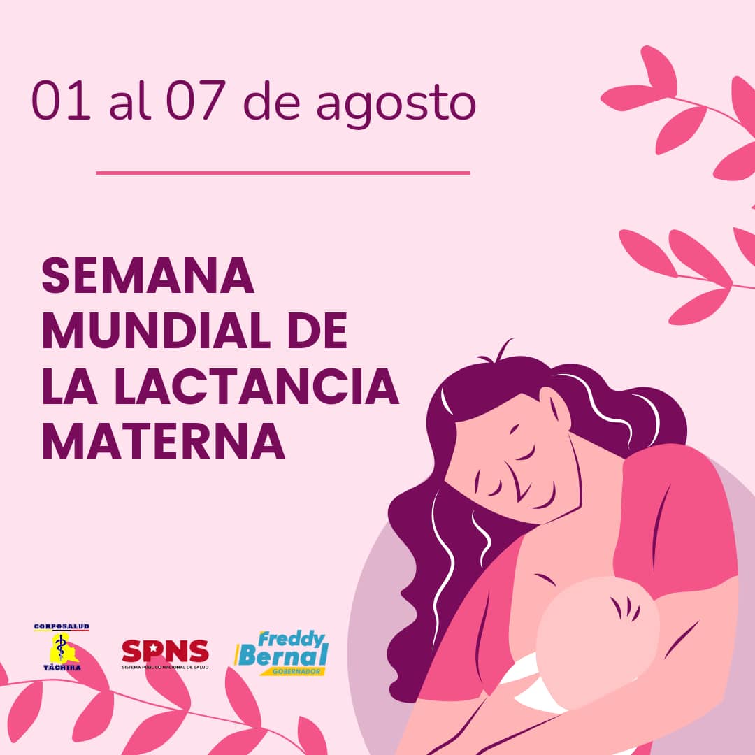 La Semana Mundial de la Lactancia Materna, instaurada oficialmente por la Organización Mundial de la Salud y UNICEF en 1992, la cual se celebra todos los años del 1 al 7 de agosto, es una campaña mundial

<a href="/NicolasMaduro/">Nicolás Maduro</a>
<a href="/MagaGutierrezV/">Magaly Gutiérrez Viña</a> 
<a href="/FreddyBernal/">Freddy Bernal</a>