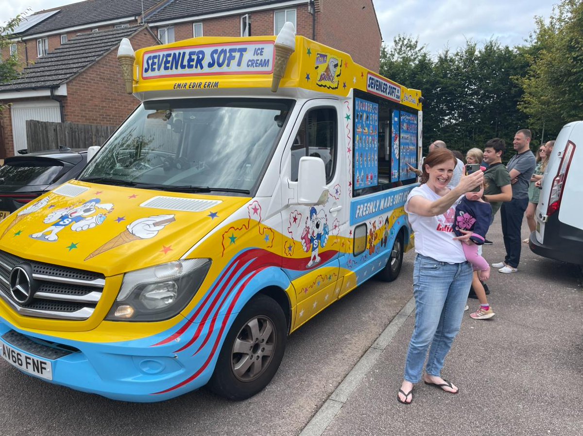 My daughter's first birthday I booked an ice cream van. Sadly, its diesel not electric
