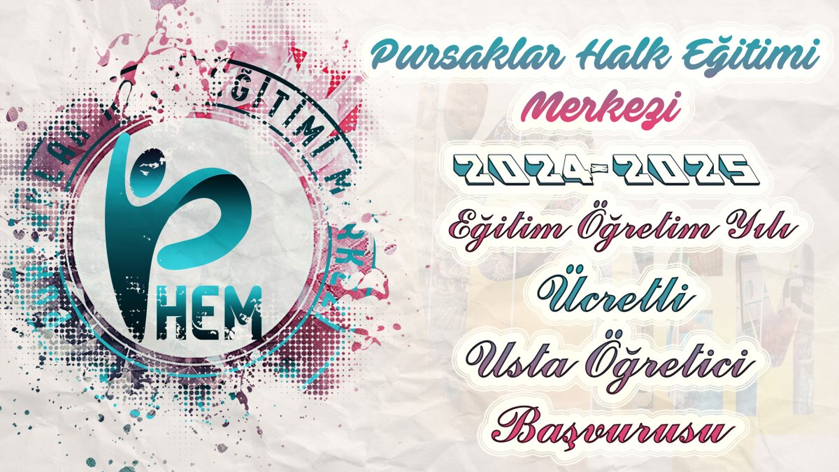 PursaklarHem's tweet photo. 2024-2025 Eğitim-Öğretim Yılı Ücretli Usta Öğretici Başvuruları Başlamıştır. Açıklamalar Web Sayfamızda Bulunmaktadır. @tcmeb @MemAnkara @mebhbogm @pursaklar_ank @PursaklarMem https://t.co/ztycwxvRuC
