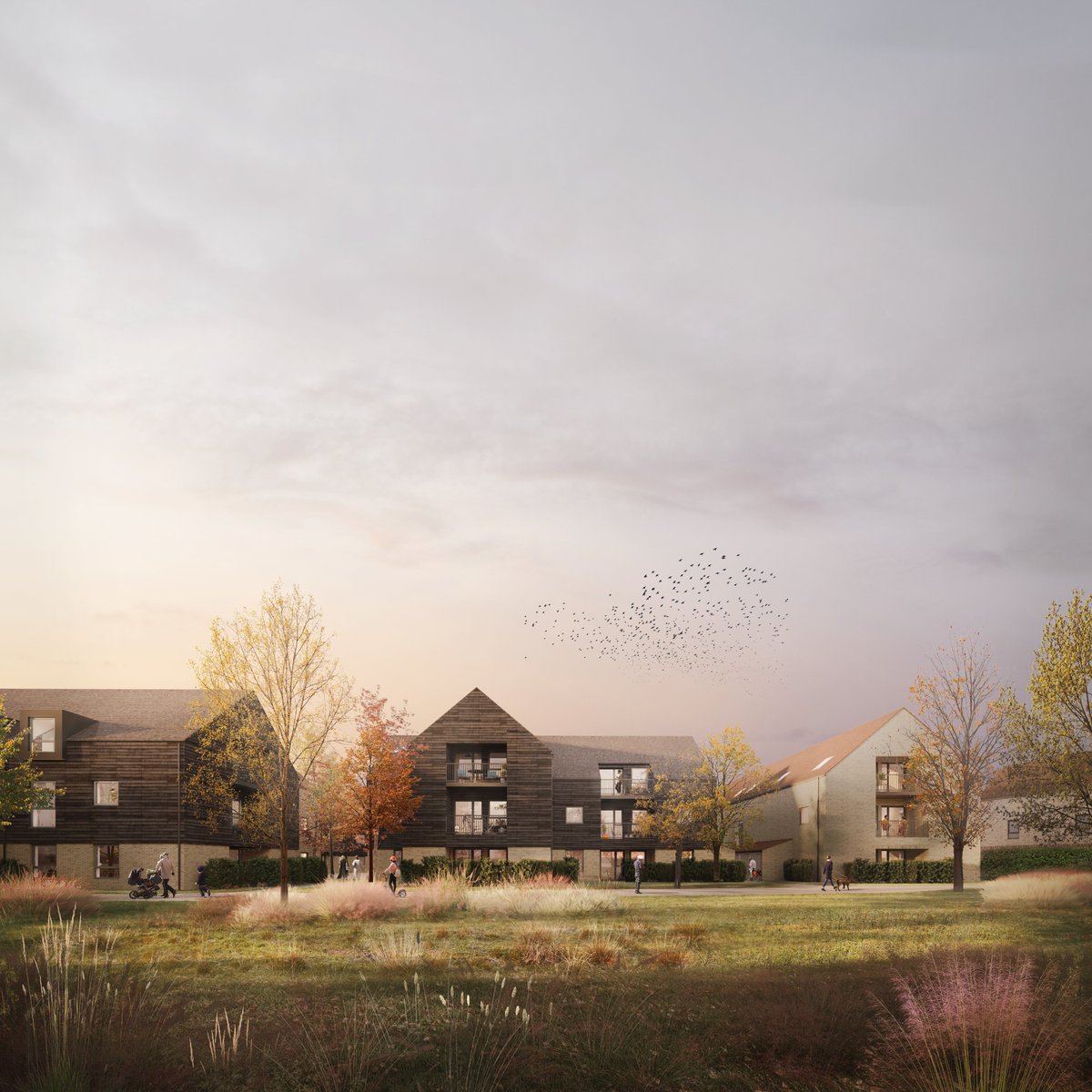 jtp_placemaking's tweet image. Ring the planning bell🎉

Our farmstead-inspired community at #NetherhallGardens in Cambridge featuring 200 timber frame dwellings has received unanimous #planningapproval for @CALAHOMES.

Discover more here: jtp.co.uk/farmstead-insp…

#placemaking #architects