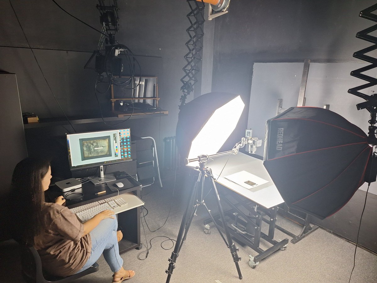 Valentina Ljubic Tobisch (@pheletypia) on Twitter photo Taking good photos is an essential step in the creation of conservation documentation! Thanks to Barbora Palatinusova from the Academy of Fine Arts in Bratislava
<a href="/PHELETYPIA/">Valentina Ljubic Tobisch</a>
@HeritageAustria
<a href="/oeav/">Alpenverein AT</a>
<a href="/tuvienna/">tuvienna</a>
#conservation
#daguerreotype Taking good photos is an essential step in the creation of conservation documentation! Thanks to Barbora Palatinusova from the Academy of Fine Arts in Bratislava
<a href="/PHELETYPIA/">Valentina Ljubic Tobisch</a>
@HeritageAustria
<a href="/oeav/">Alpenverein AT</a>
<a href="/tuvienna/">tuvienna</a>
#conservation
#daguerreotype