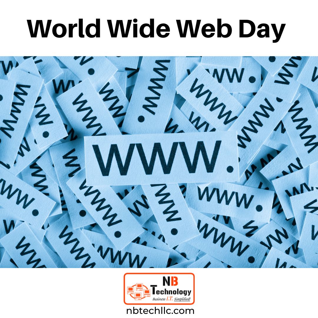 NBTechnology's tweet image. It’s World Wide Web Day! Did you know that Tim Berners-Lee invented the WWW in 1989, which marked the start of our digital transformation as a world: zurl.co/9CXj 

#WorldWideWebDay #digitaltransformation #queencity #charlotte #charlottenc #gastonia #belmont