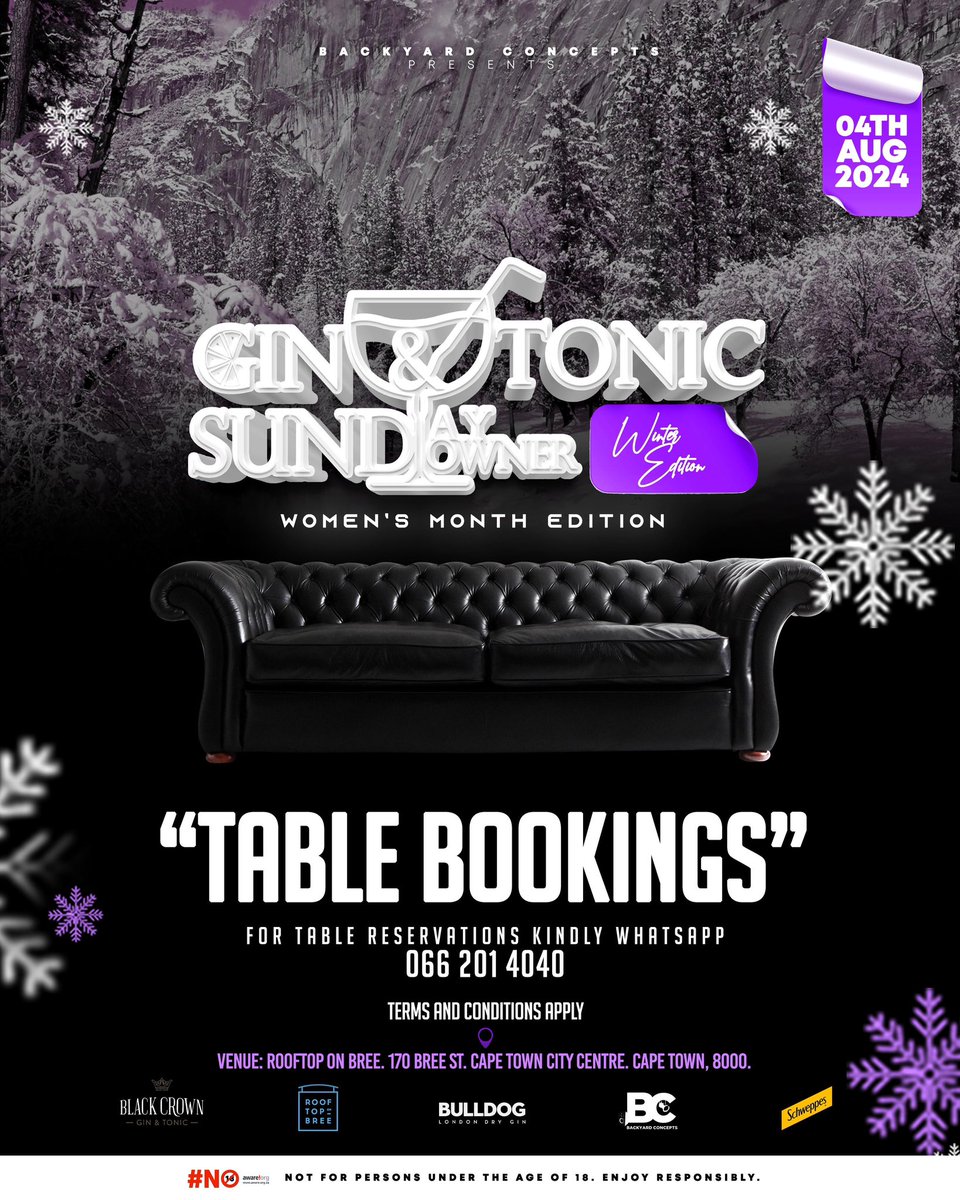 G&T Sunday Sundowner tweet media