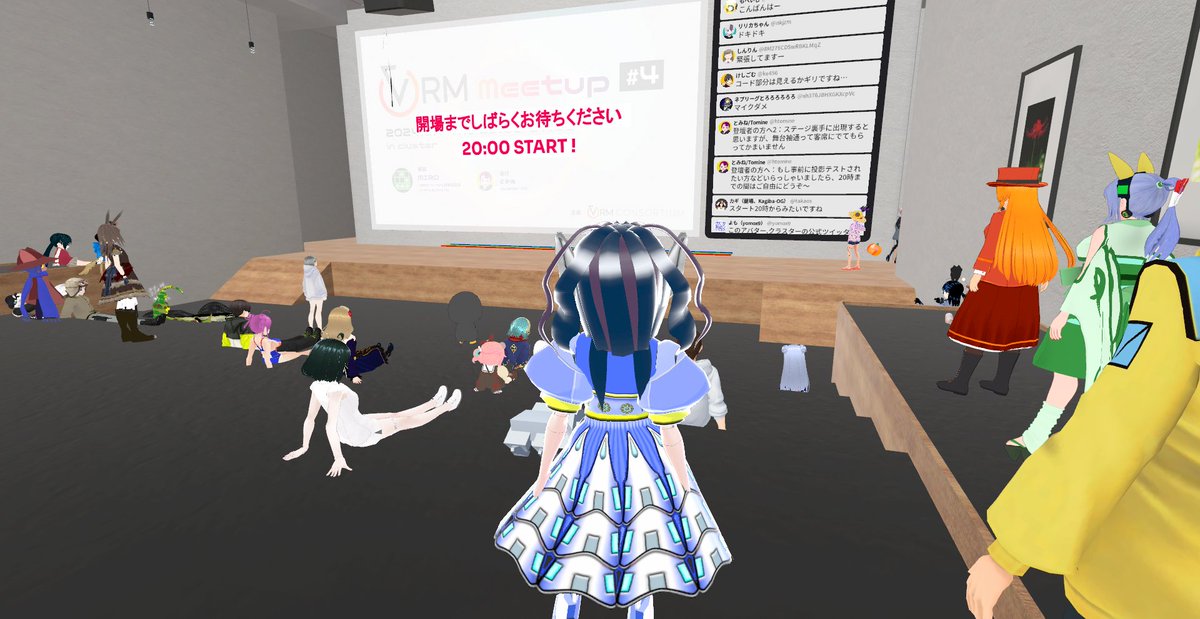 mohe_iji's tweet photo. 今日はVRM meetupをみにきているよー
このあとは自衛隊体操、そしてどんぱんだーFESとイベント目白押しだー #cluster #VRM #VRMMeetup
https://t.co/SXVvv9fQnN https://t.co/BGPZPHwgm0