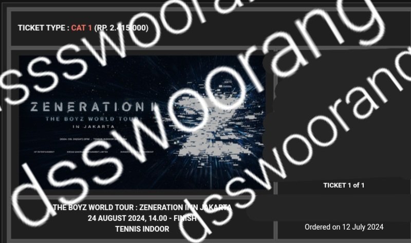 dsswoorang's tweet photo. HELP RT🙏
WTS want to sell
THE BOYZ ZENERATION II IN JAKARTA
CAT 1 

Rp. 2.200.000
✅under harga web
✅bisa dp atau cicil
✅tiket pribadi
✅Bisa pake surat kuasa atau diurus sampe fisik https://t.co/t9yWcTN4Ru